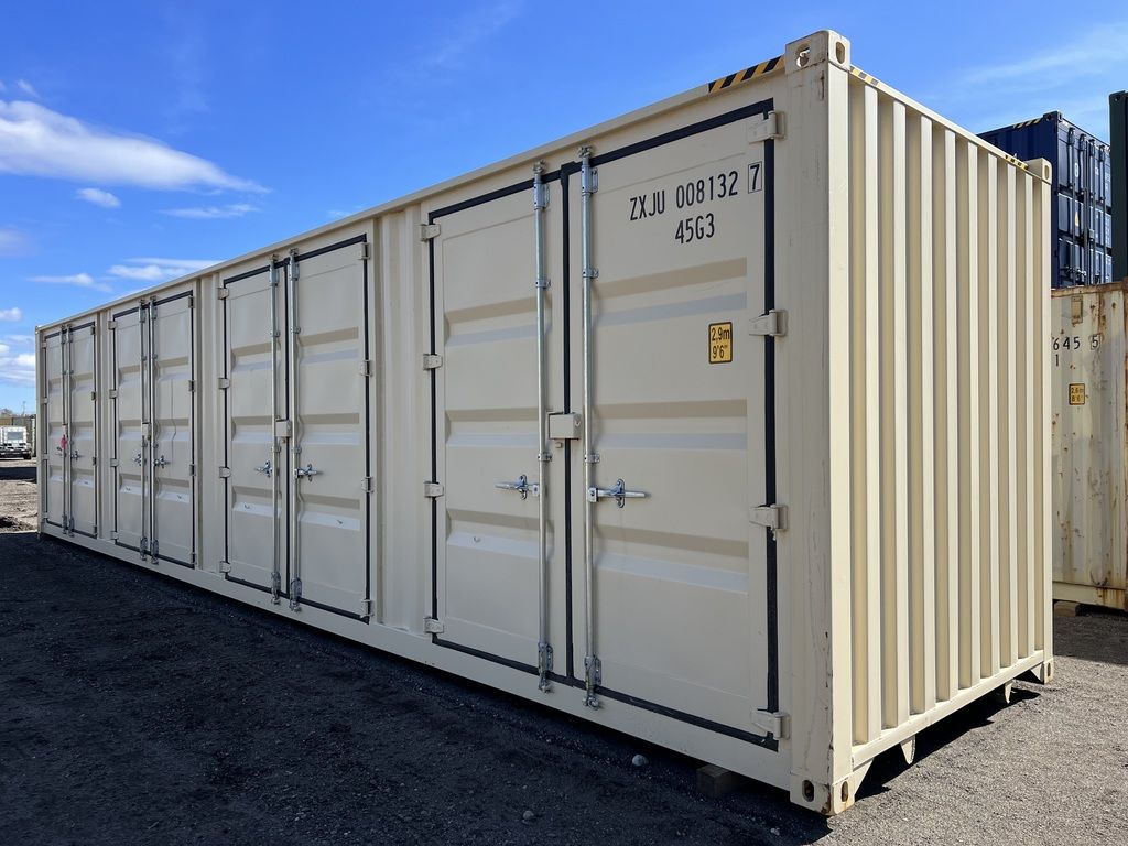 40ft Storage Container High Cube One Trip Side Doors 40ft Storage Container High Cube One Trip Side Doors - Image 5