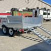 2024 N&N Trailers 7x14 14K Galvanized Hydraulic Dump w/Ramps, 2-Way Spreader Gate, Tarp Kit - Image 7