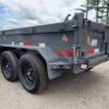 2024 RawMaxx 5X10 7K Powder Coated Dump Trailer w/Tarp Kit - Image 5