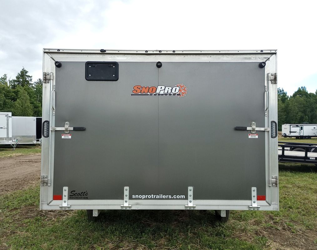2022 Sno Pro Trailers 101x12 Aluminum Hybrid 2.0 w/Tapered Ramp, Mats & Guides 2022 Sno Pro Trailers 101x12 Aluminum Hybrid 2.0 w/Tapered Ramp, Mats & Guides - Image 7