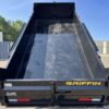 2024 Griffin Trailers 7x16 14K Telescopic Dump Trailer w/Ramps & Spare Tire Mount - Image 12