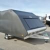 Mission Trailers 101x12 Aluminum 2-Place Crossover w/Mats & Guides, Rear Canopy - Image 9