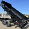 2024 Griffin Trailers 7x16 14K Telescopic Dump Trailer w/Ramps & Spare Tire Mount - Image 11
