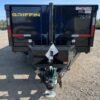 2024 Griffin Trailers 7x16 14K Telescopic Dump Trailer w/Ramps & Spare Tire Mount - Image 7