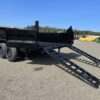 2024 Griffin Trailers 7x16 14K Telescopic Dump Trailer w/Ramps & Spare Tire Mount - Image 8