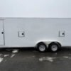 2024 E-Z Hauler 7x24 Aluminum 4-Place Drive In/Out w/Tapered Ramps, Rear Canopy - Image 11