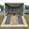 2022 Sno Pro Trailers 101x12 Aluminum Hybrid 2.0 w/Tapered Ramp, Mats & Guides - Image 3