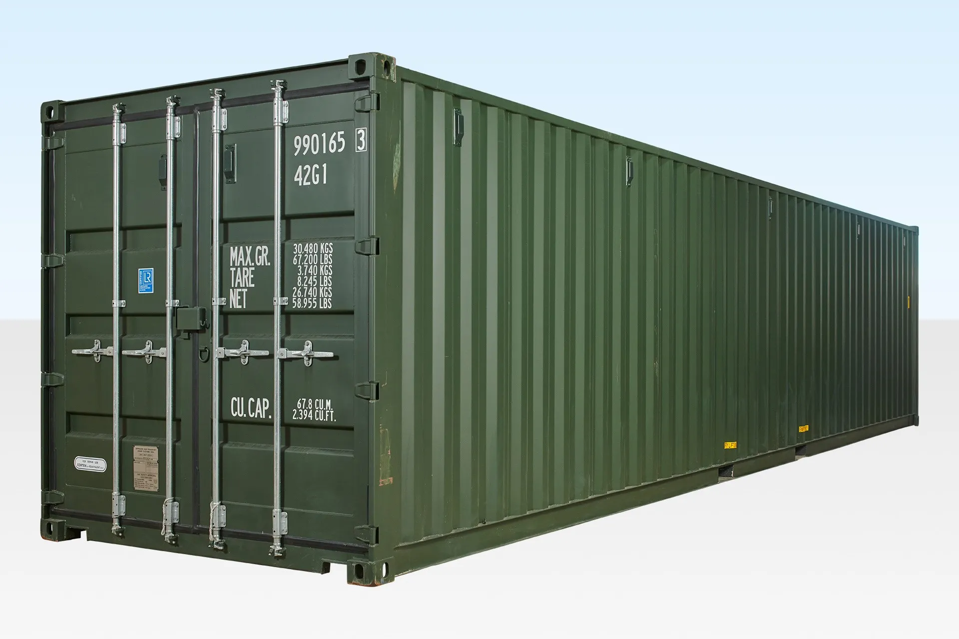 40FT Shipping Container Green 40FT Shipping Container Green