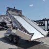 2025 Mission Trailers 7x16 14K Aluminum Hydraulic Dump w/Ramps, HD D-Rings, Barn Doors, Tarp Kit
