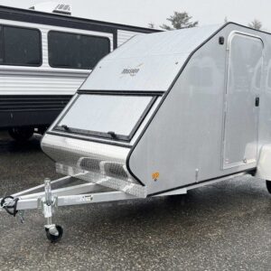 2024 Mission Trailers 60x12 Aluminum Single Place Crossover w/Galvanized Package, Rear Canopy