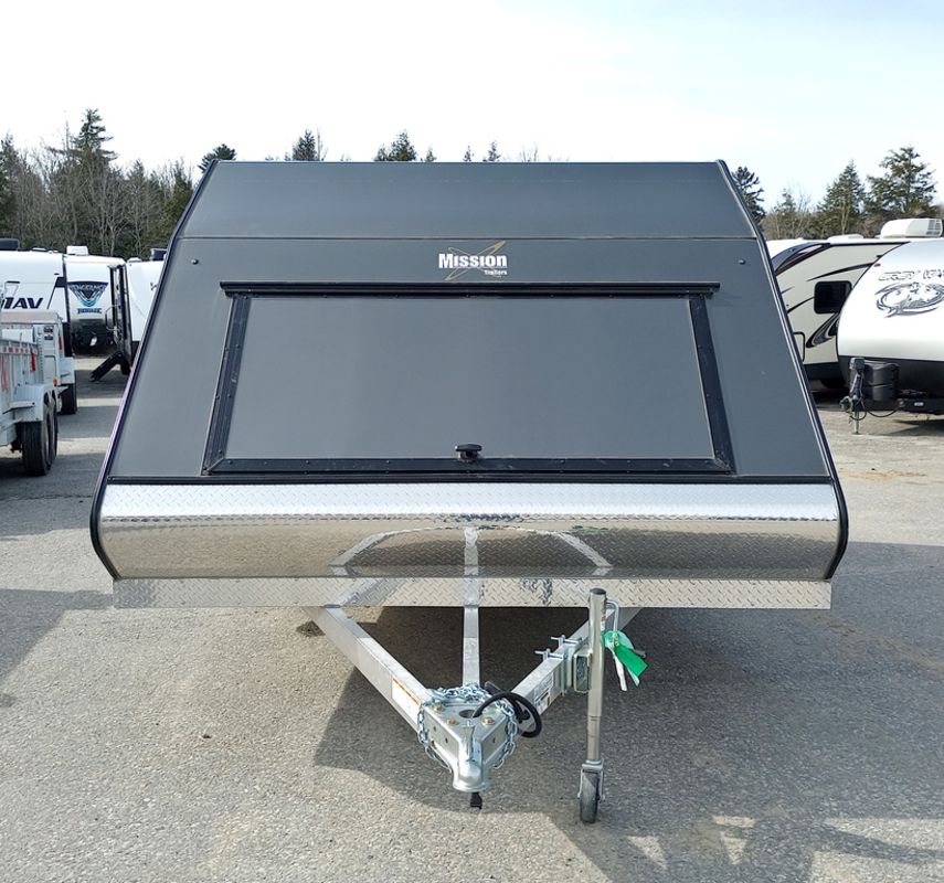 Mission Trailers 101x12 Aluminum 2-Place Crossover w/Mats & Guides, Rear Canopy Mission Trailers 101x12 Aluminum 2-Place Crossover w/Mats & Guides, Rear Canopy - Image 4