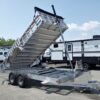 2025 Mission Trailers 7x16 14K Aluminum Hydraulic Dump w/Ramps, HD D-Rings, Barn Doors, Tarp Kit - Image 16