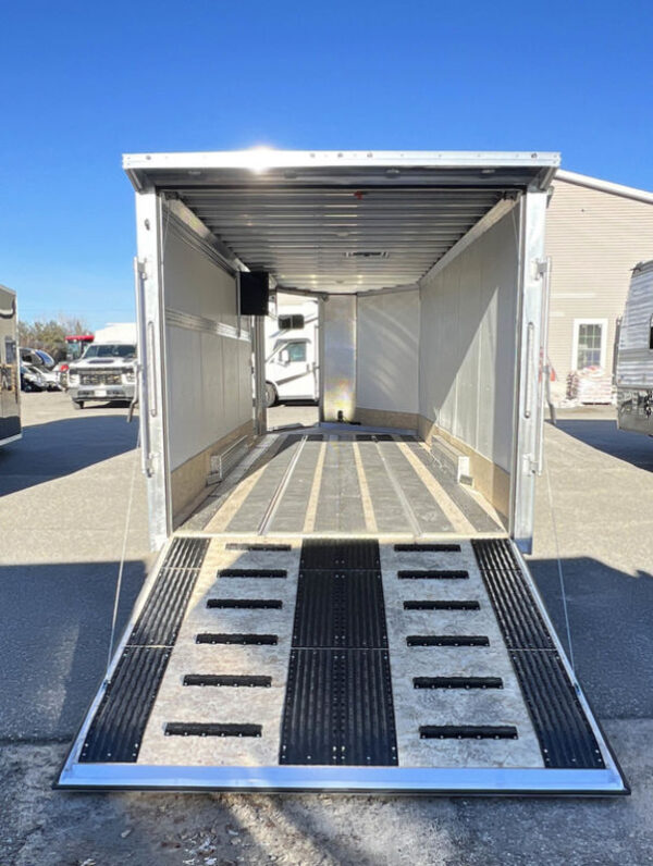 2024 Sno Pro 7.5x22 Aluminum 4-Place Drive In/Out w/Extra Height, Mats & Guides, Canopy - Image 3
