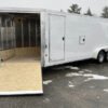 2024 E-Z Hauler 7x24 Aluminum 4-Place Drive In/Out w/Tapered Ramps, Rear Canopy - Image 2