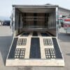 Mission Trailers 101x12 Aluminum 2-Place Crossover w/Mats & Guides, Rear Canopy - Image 3