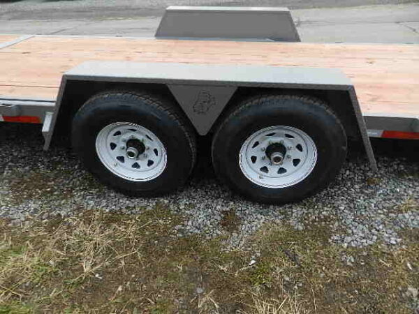 BWise 7 x 22 Low Profile Split-Tilt Equipment Trailer - Image 5