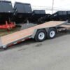 BWise 7 x 22 Low Profile Split-Tilt Equipment Trailer - Image 4