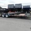 BWise 7 x 22 Low Profile Split-Tilt Equipment Trailer - Image 3
