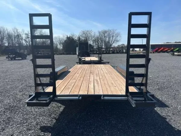 BWise 7 x 18 Low Profile LE Equipment Trailer – Ladder Ramps - Image 5