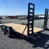 BWise 7 x 18 Low Profile LE Equipment Trailer – Ladder Ramps - Image 2