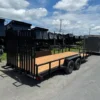 BWise 7 x 20 Low Profile Equipment Trailer – Landscape Ramp - Image 2