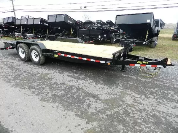Big Tex 7 x 20 Equipment Trailer – 14K Mega Ramps