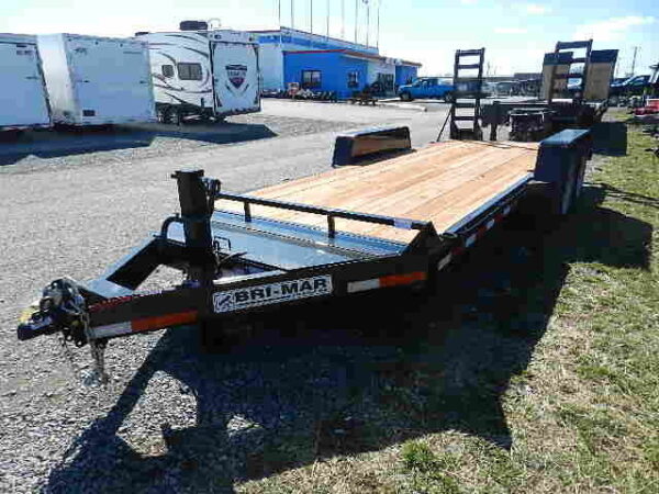 BWise 7 x 18 Heavy Duty Equipment Trailer – Ladder Ramps - Image 5