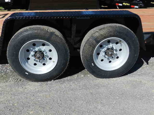 BWise 7 x 18 Heavy Duty Equipment Trailer – Ladder Ramps - Image 3