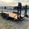 BWise 7 x 16 Low Profile Equipment Trailer – Ladder Ramps - Image 2