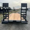 BWise 7 x 16 Low Profile Equipment Trailer – Ladder Ramps - Image 4