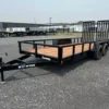 BWise 7 x 18 Equipment Trailer – Split Landscape Ramp - Image 4