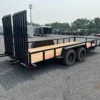 BWise 7 x 18 Equipment Trailer – Split Landscape Ramp - Image 2