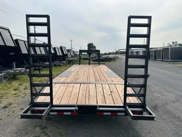 BWise 8.5 x 24 Gooseneck Equipment Trailer – Ladder Ramps - Image 6