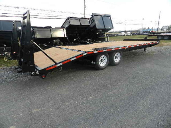BWise 8 x 24 Deckover Equipment Trailer – Wedge Style Ramps - Image 4