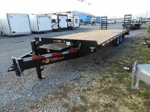 BWise 8 x 24 Deckover Equipment Trailer – Wedge Style Ramps - Image 5