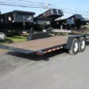 BWise 7 x 22 Low Profile Split-Tilt Equipment Trailer – Gravity Tilt - Image 2