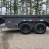 2024 RawMaxx 5X10 7K Powder Coated Dump Trailer w/Tarp Kit - Image 4