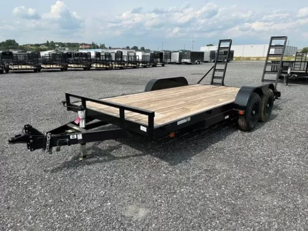 Carry-On 7 x 16 Low Profile Equipment Trailer – Ladder Ramps - Image 5