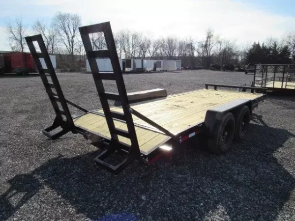 Carry-On 7 x 18 Equipment Trailer – Ladder Ramps