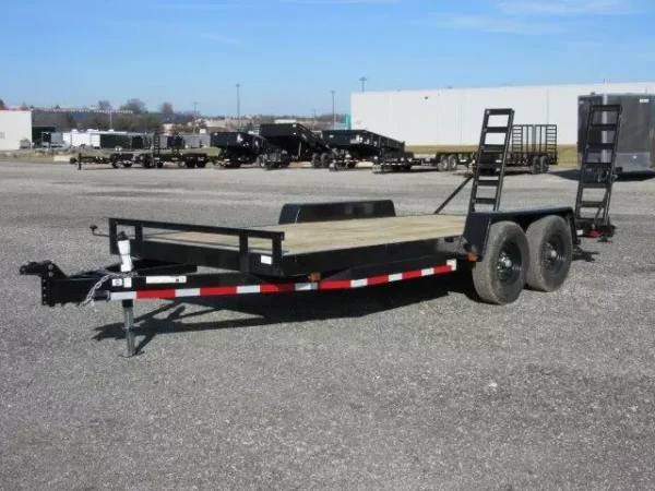 Carry-On 7 x 18 Equipment Trailer – Ladder Ramps - Image 5
