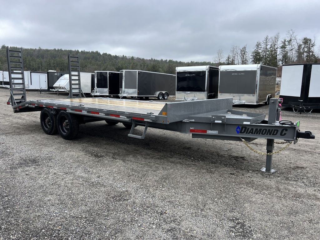 2024 Diamond C 8.5x20 20K Deckover Equipment Trailer w/ 72” Flip-Knee Ramps 2024 Diamond C 8.5x20 20K Deckover Equipment Trailer w/ 72” Flip-Knee Ramps