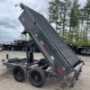 2024 RawMaxx 5X10 7K Powder Coated Dump Trailer w/Tarp Kit - Image 3