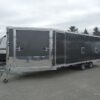 2024 Mission Trailers 101x24 Aluminum 4/5-Place Drive In/Out Deckover w/Galvanized Pkg, Canopy