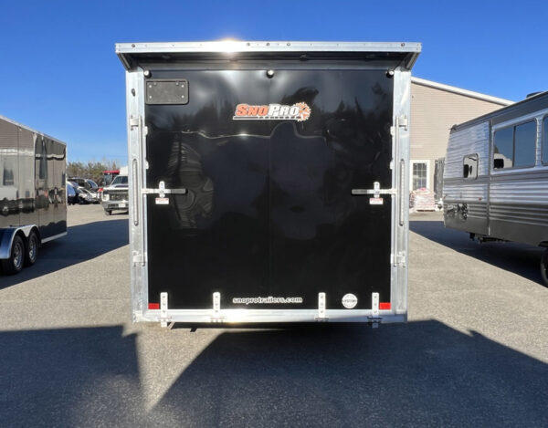 2024 Sno Pro 7.5x22 Aluminum 4-Place Drive In/Out w/Extra Height, Mats & Guides, Canopy - Image 8