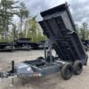 2024 RawMaxx 5X10 7K Powder Coated Dump Trailer w/Tarp Kit - Image 15