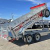 2024 N&N Trailers 7x14 14K Galvanized Hydraulic Dump w/Ramps, 2-Way Spreader Gate, Tarp Kit - Image 12