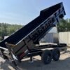 2024 Griffin Trailers 7x16 14K Telescopic Dump Trailer w/Ramps & Spare Tire Mount - Image 13