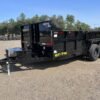 2024 Griffin Trailers 7x16 14K Telescopic Dump Trailer w/Ramps & Spare Tire Mount - Image 2