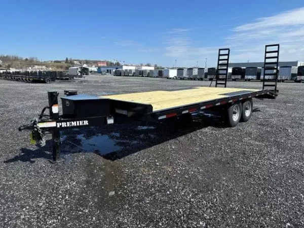 Premier 8.5 x 22 Deckover Equipment Trailer – Ladder Ramps - Image 5